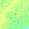 Mapa topográfico Los Cedros, altitude, relevo