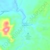 Mapa topográfico Sumak Sacha, altitude, relevo