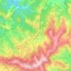 Mapa topográfico Haut-de-Gan, altitude, relevo