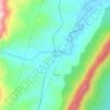 Mapa topográfico Paiaiá, altitude, relevo