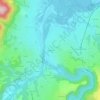 Mapa topográfico Gourdon, altitude, relevo