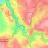 Mapa topográfico Le Bois, altitude, relevo