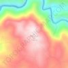 Mapa topográfico Pittsburgh Hill, altitude, relevo