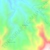 Mapa topográfico Blimbing, altitude, relevo