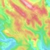 Mapa topográfico Les Mourre, altitude, relevo