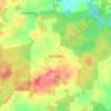 Mapa topográfico Warszewo, altitude, relevo