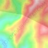 Mapa topográfico Parque Arqueologico La Gaita, altitude, relevo
