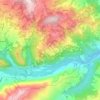Mapa topográfico Vologno di Sotto, altitude, relevo