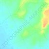 Mapa topográfico Rabera, altitude, relevo
