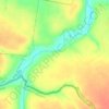 Mapa topográfico Nikolayevo-Darino, altitude, relevo