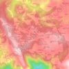 Mapa topográfico A Abelleira, altitude, relevo