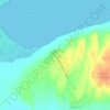 Mapa topográfico Troya, altitude, relevo