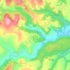 Mapa topográfico Monte Venere, altitude, relevo