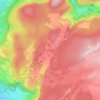 Mapa topográfico Grange Perrey, altitude, relevo