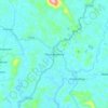 Mapa topográfico Thamarassery, altitude, relevo