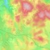 Mapa topográfico Le Haut Tronchet, altitude, relevo