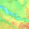 Mapa topográfico Les Prés du Moulin, altitude, relevo