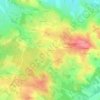 Mapa topográfico Cayrouse, altitude, relevo