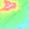 Mapa topográfico Póvoa Palhaça, altitude, relevo