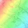 Mapa topográfico Bukit Kusambi, altitude, relevo