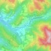 Mapa topográfico Codiponte, altitude, relevo