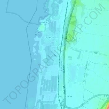Mapa topográfico Dor, altitude, relevo