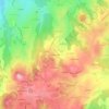 Mapa topográfico Trémoulades, altitude, relevo