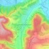 Mapa topográfico Schnellmannshausen, altitude, relevo