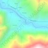 Mapa topográfico Rashil, altitude, relevo