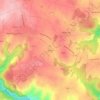 Mapa topográfico La Gare, altitude, relevo