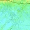 Mapa topográfico Citeureup, altitude, relevo