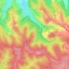 Mapa topográfico Sivens, altitude, relevo