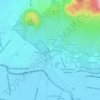 Mapa topográfico Xalpa, altitude, relevo