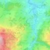 Mapa topográfico Doméranges, altitude, relevo