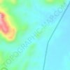 Mapa topográfico El Cantil, altitude, relevo