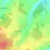 Mapa topográfico Les Pelles, altitude, relevo