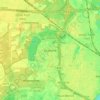 Mapa topográfico Boekend, altitude, relevo