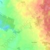 Mapa topográfico Wilhelmsthal, altitude, relevo