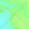 Mapa topográfico Cheferie de Bouli Mango, altitude, relevo