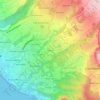 Mapa topográfico Morin, altitude, relevo