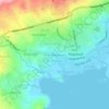 Mapa topográfico Purok Makiangayon, altitude, relevo