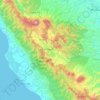 Mapa topográfico Sitinjau Laut, altitude, relevo