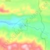 Mapa topográfico Misol-Ha, altitude, relevo