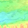 Mapa topográfico Villa Las Islas, altitude, relevo