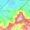Mapa topográfico Pincott, altitude, relevo