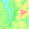 Mapa topográfico Robbins, altitude, relevo