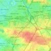 Mapa topográfico Ronchin, altitude, relevo
