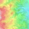 Mapa topográfico Le Chaumas, altitude, relevo