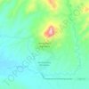 Mapa topográfico Venustiano Carranza, altitude, relevo