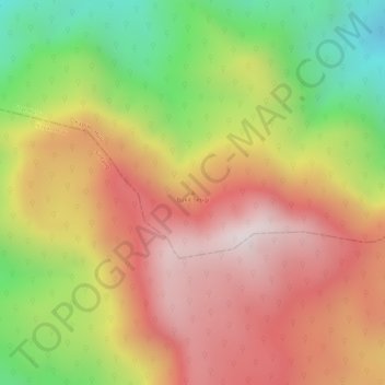 Mapa topográfico Bukit Serigi, altitude, relevo